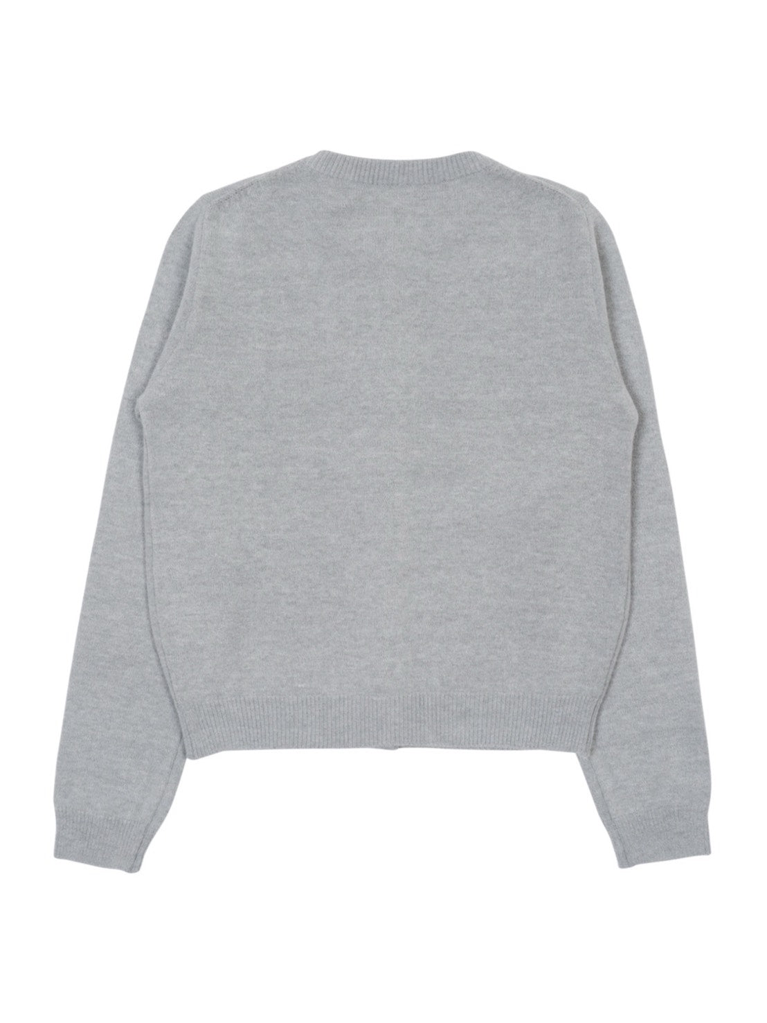 【THECOLDESTMOMENT】TCM mini logo knit cardigan