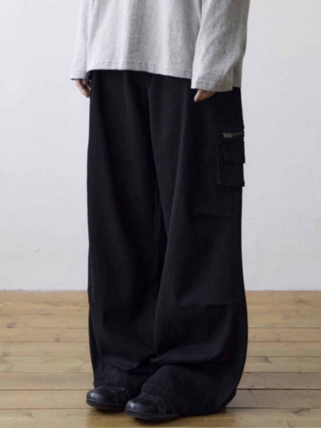 【THECOLDESTMOMENT】TCM double pocket pants