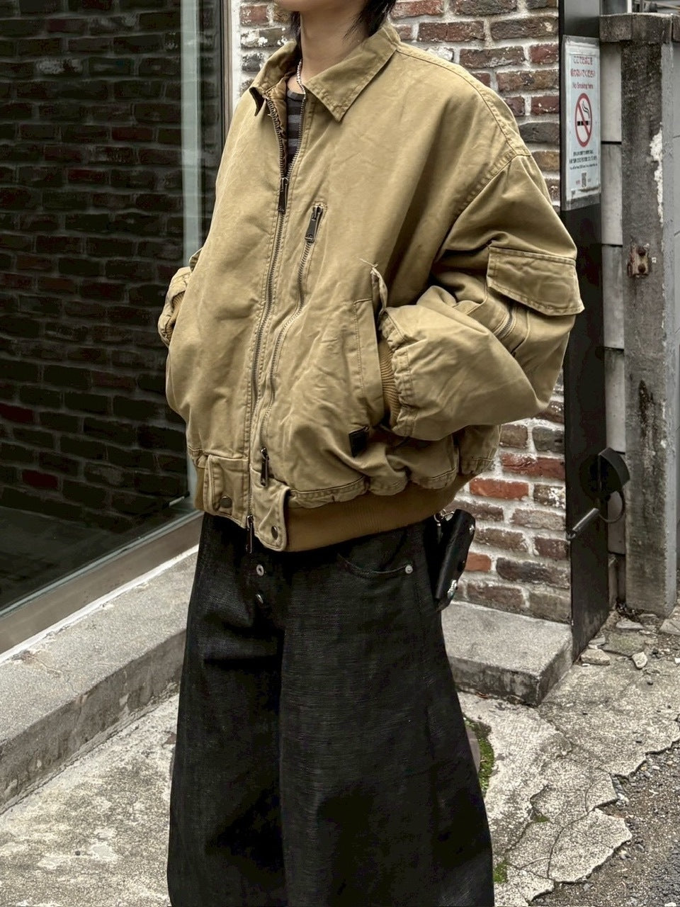 【youll】vintage wash MA-1 (2color)