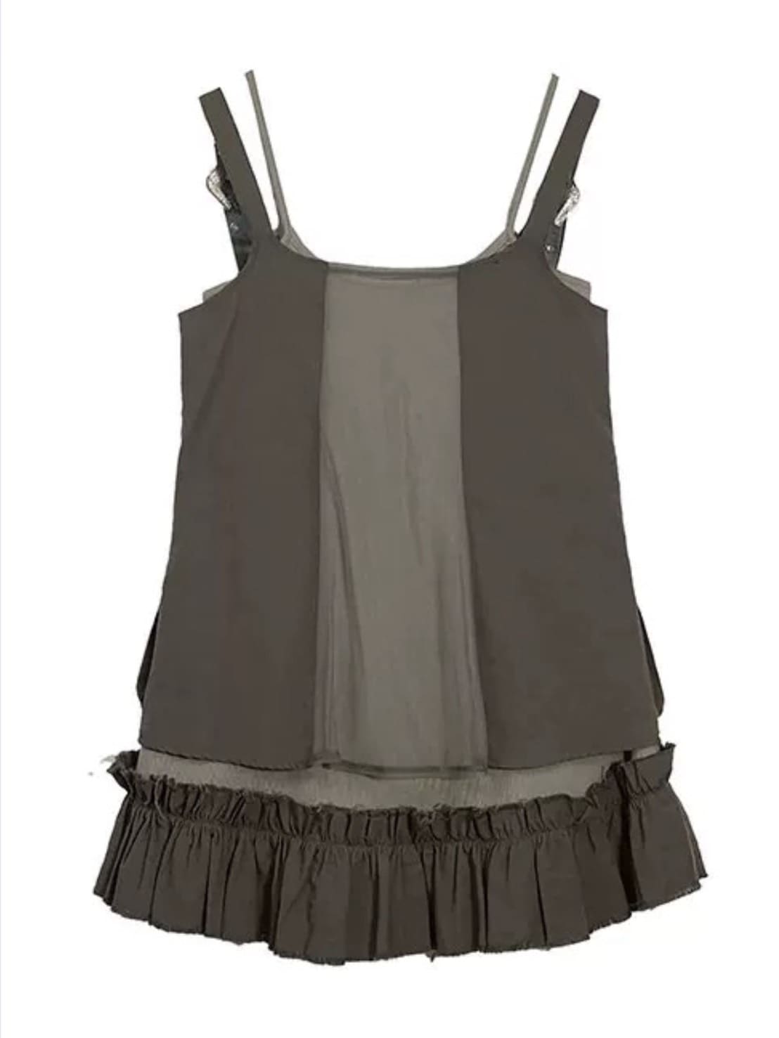 【Cest Nous】Two-piece Dress / 【セヌー】レイヤードキャミワンピース