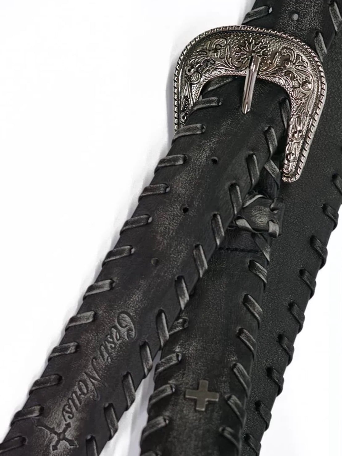 【Cest Nous】Vintage Lace-up Belt / 【セヌー】ビンテージレースアップベルト