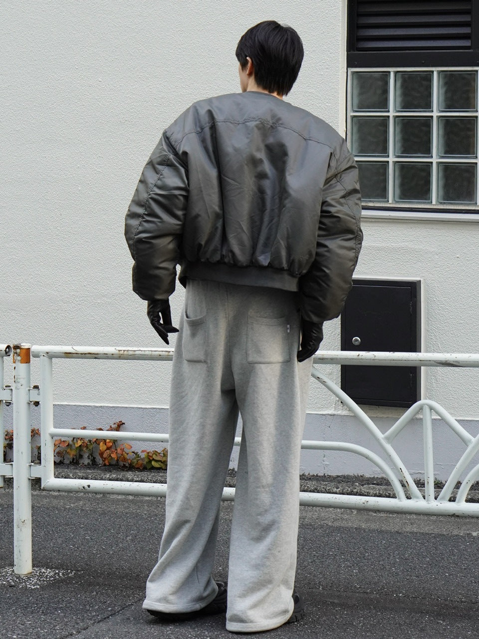 東京店WEB限定受注制【Chikashitsu +】cropped ma-1 jacket / 【チカシツプラス】クロップドエムエーワンジャケット (2color)