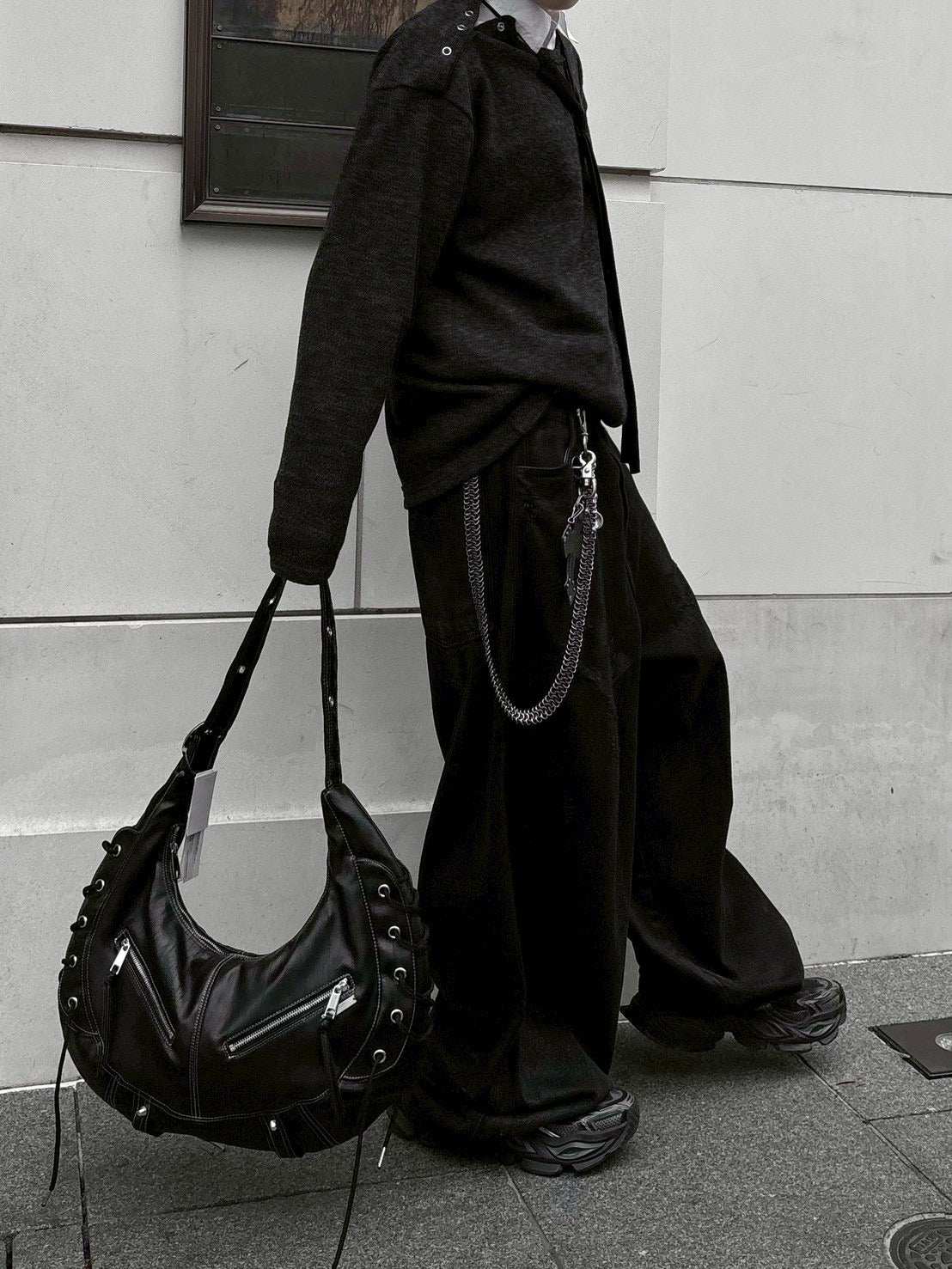 受注制【nmtc +】shoulder button knit / 【エヌエムティーシープラス】肩ボタンニット (3color)