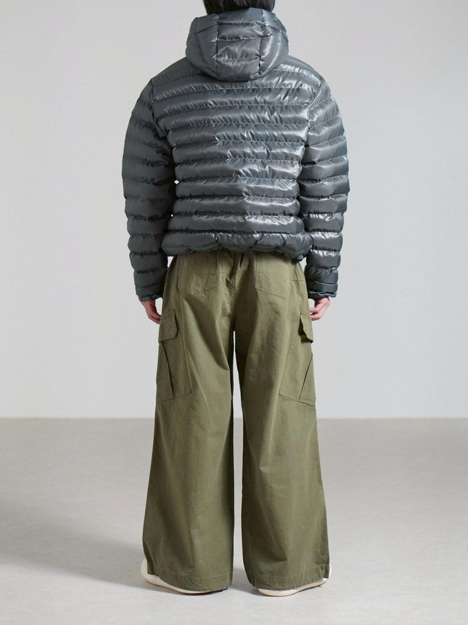 受注制【Chikashitsu +】rib cotton curve cargo pants / 【チカシツプラス】リブコットンカーブカーゴパンツ (3color)