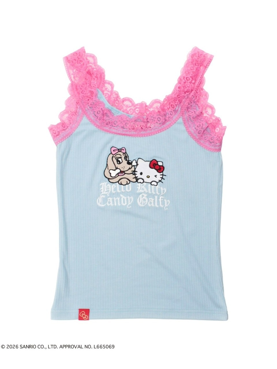 【GALFY×KITTY】仲子レースタンク / 【ガルフィー×キティー】キティレースキャミソール