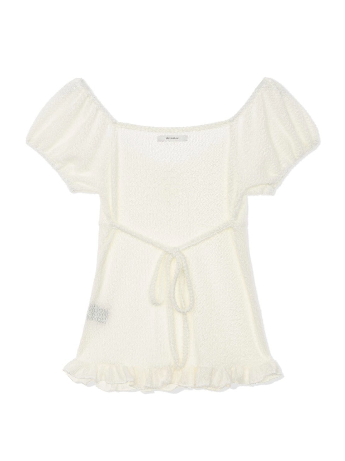 12/21 20:00 発売【Uglyshadow】SOFT SHIRRING T-SHIRT