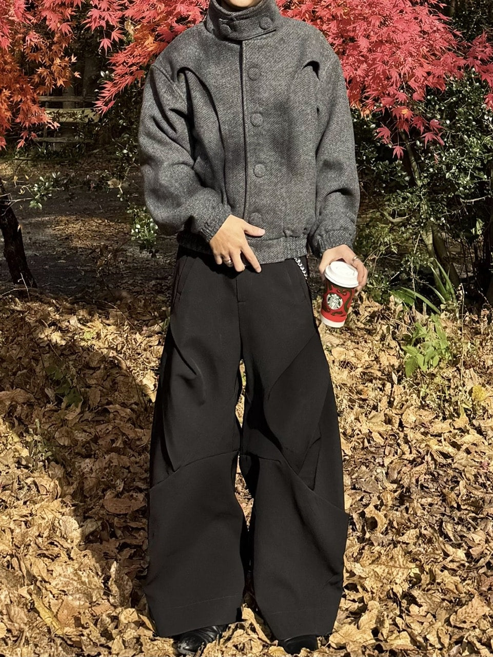 国際配送【RENOL】stand collar jacket