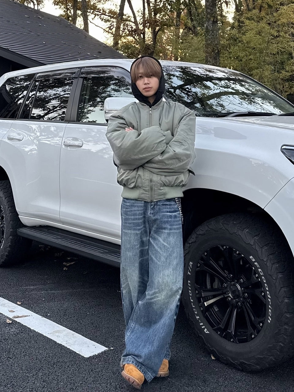 国際配送【RENOL】baggy denim pants