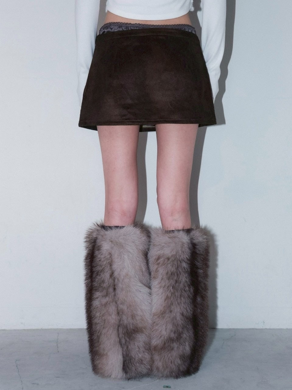 1/2 20:00発売【CHERRYQUIRI】suade satin peek mini sk