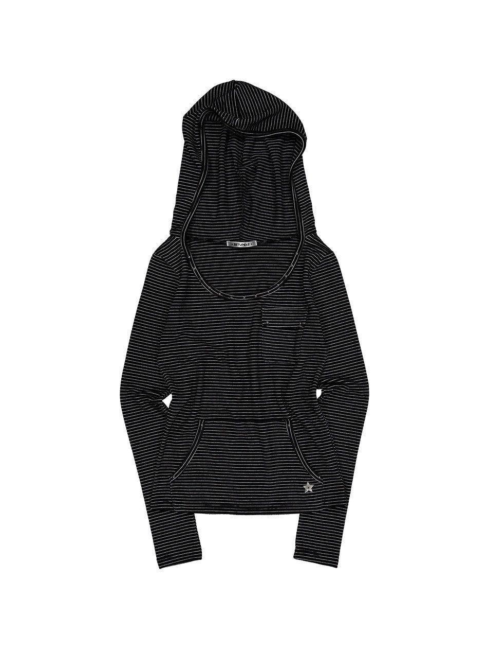setupexe トップス シズニルック ウィッシュコア SETUP‐EXE】SOFT STRIPE HOODIE TOP – PRESSING WEB SHOP