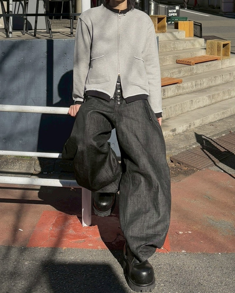 受注制【youll】layered zip up jacket (2color)