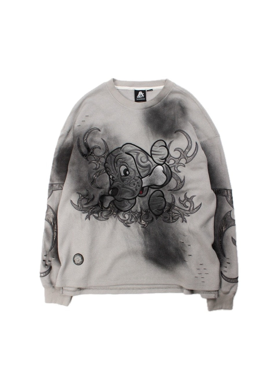 【GALFY】汚れ部族ワッフルロンTEE / 【ガルフィー】汚れ部族ワッフルロンTEE