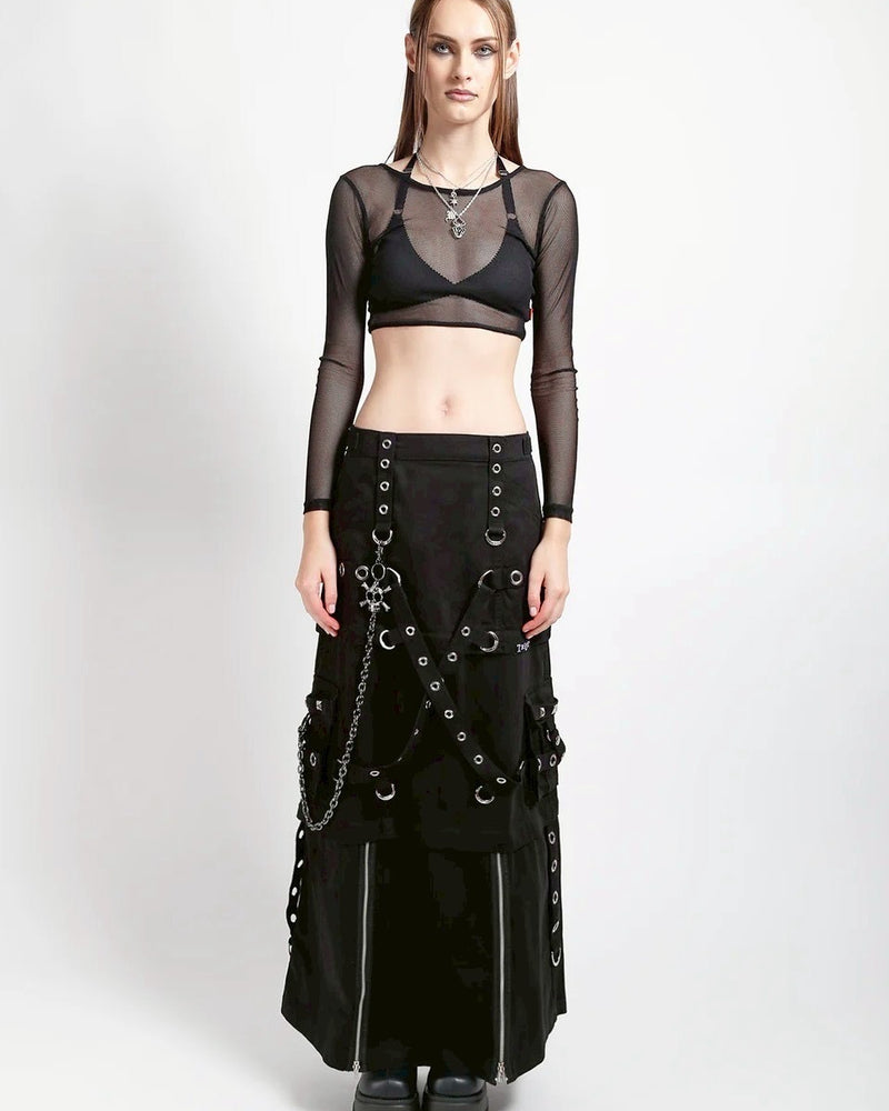 【TRIPP nyc】ZIP OFF MEGA SKIRT[AF4986] / 【トリップ ニューヨーク 】3wayボンテージジップオフスカート