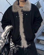 受注制【nmtc +】mouton fur jacket / 【エヌエムティーシープラス】ムートンファージャケット (2color)