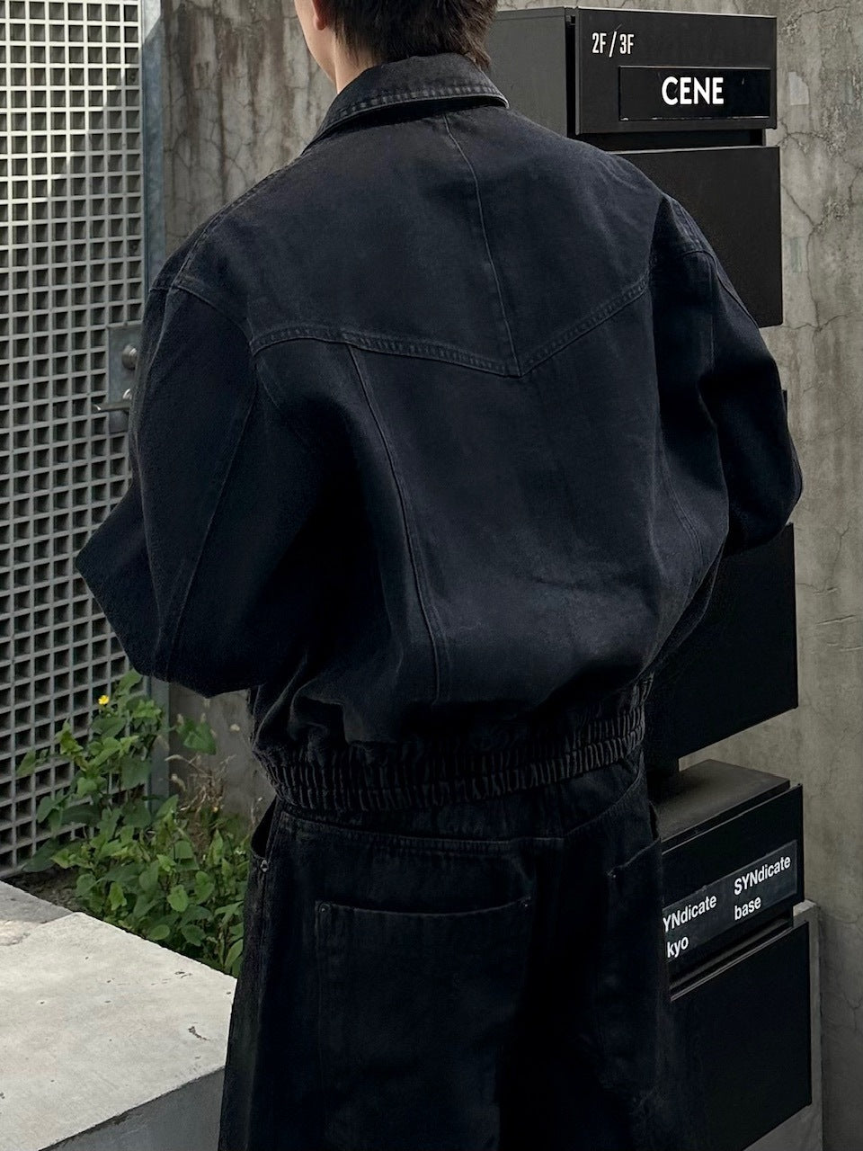 大阪店WEB限定受注制【Chikashitsu＋】washed denim work jacket / 【チカシツプラス】ウォッシュドデニムワークジャケット