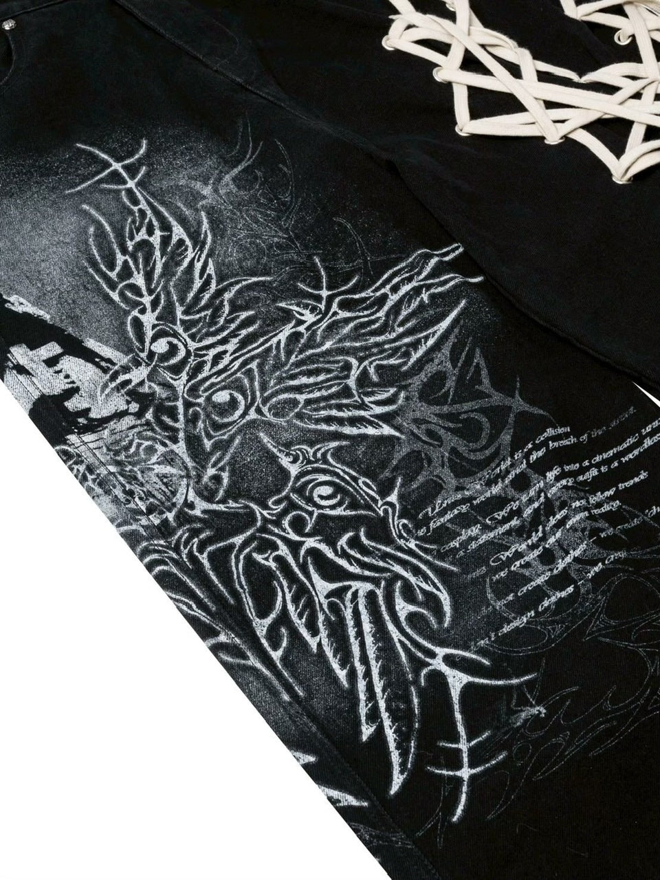 2/28 20:00発売【UNIZ】UNIZ Sigil Pants / 【ユニズ】グラフィックデニムパンツ