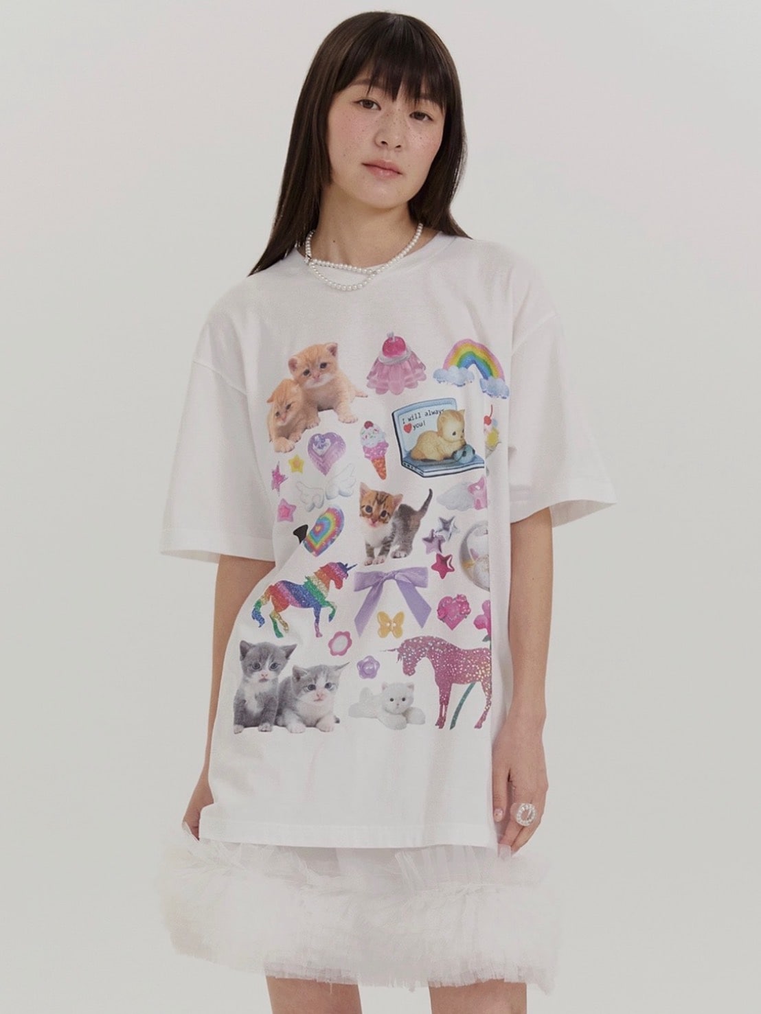 身長まだ【HURJABOYACC】PET T-SHIRTS S4