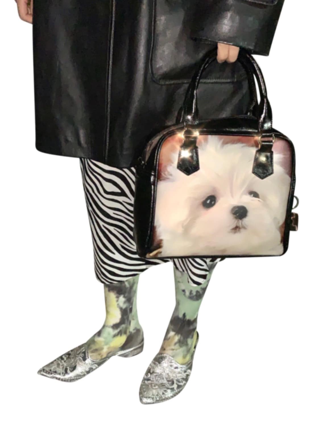 【HURJABOYACC】PUPPY LEATHER BAG