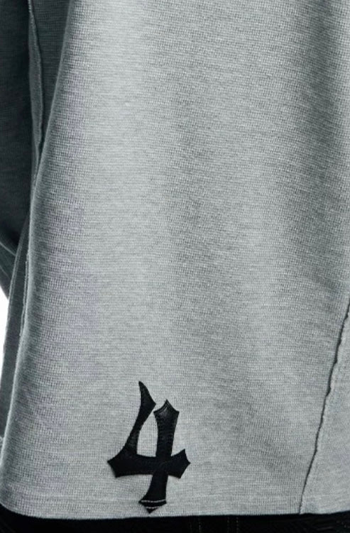 【DND4DES】Henley Collar Patch Long Sleeve