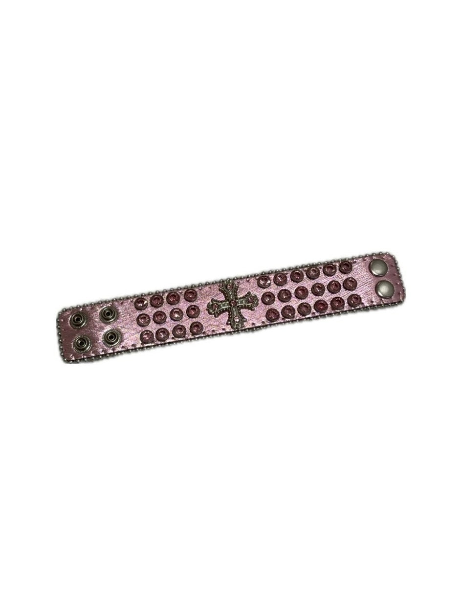 7/11 20:00発売 国際配送【BABY09】cross rhinestone bracelet (4color)