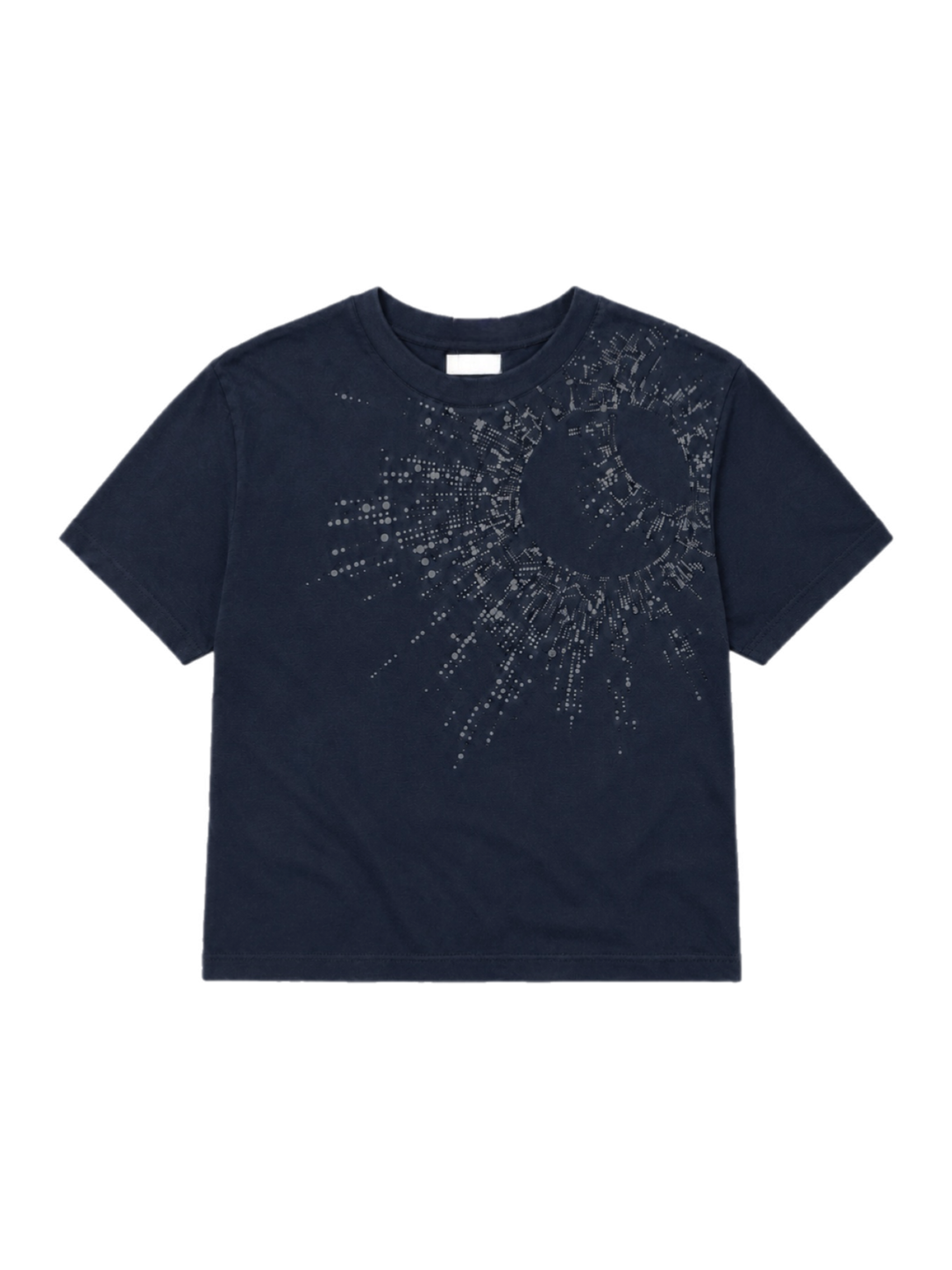 受注制【Chikashitsu +】sunshine printing crop tee (4color)