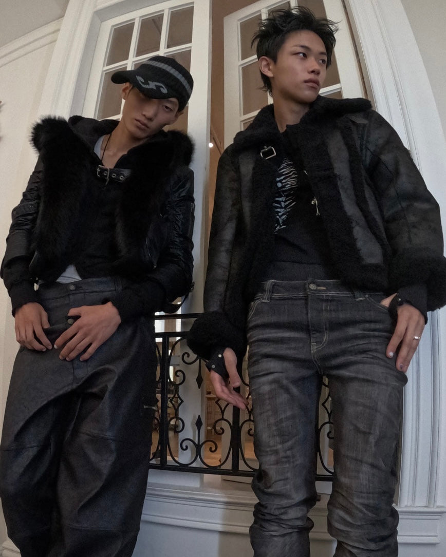 【LECYTO】Faded Outlaw Mustang Jacket