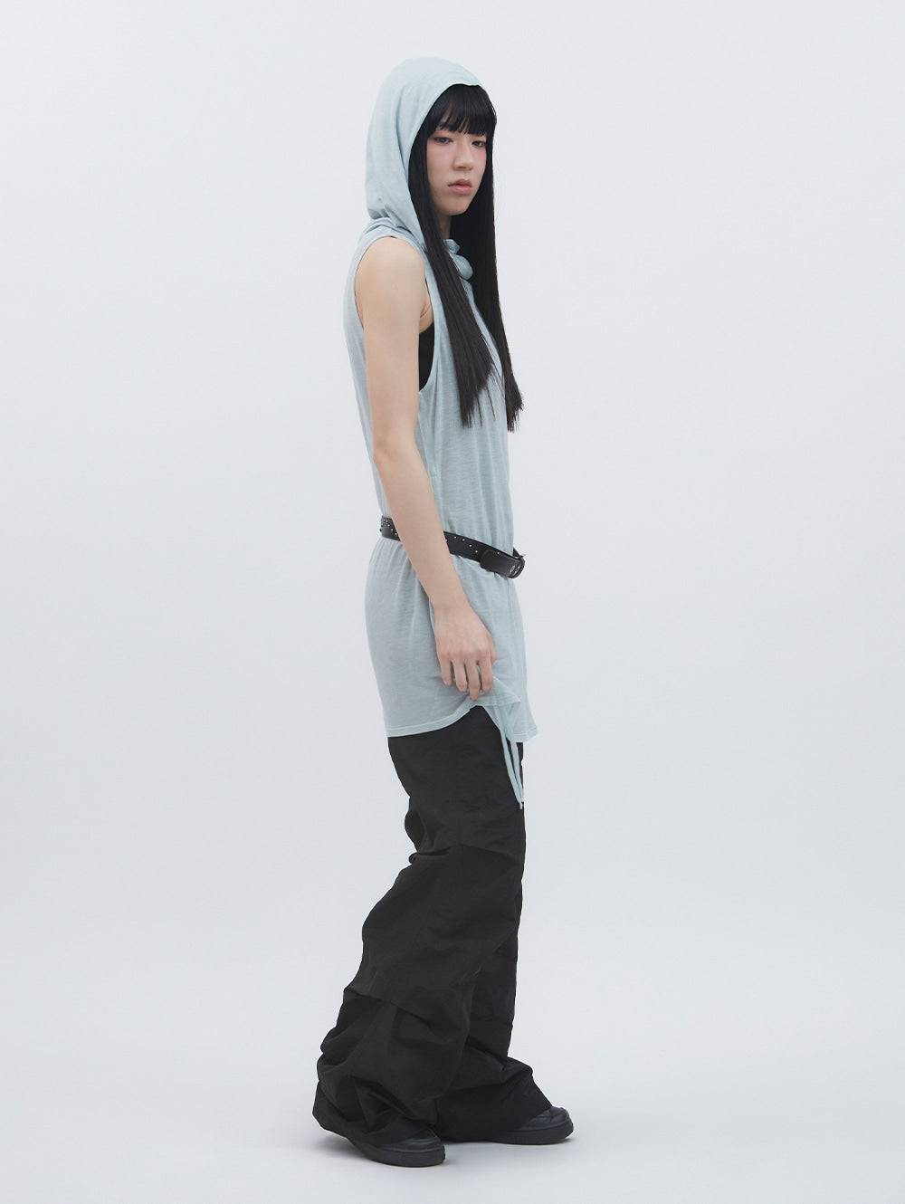 6/8 21:00発売【TUOMIO】FLOWER EYELET BELT