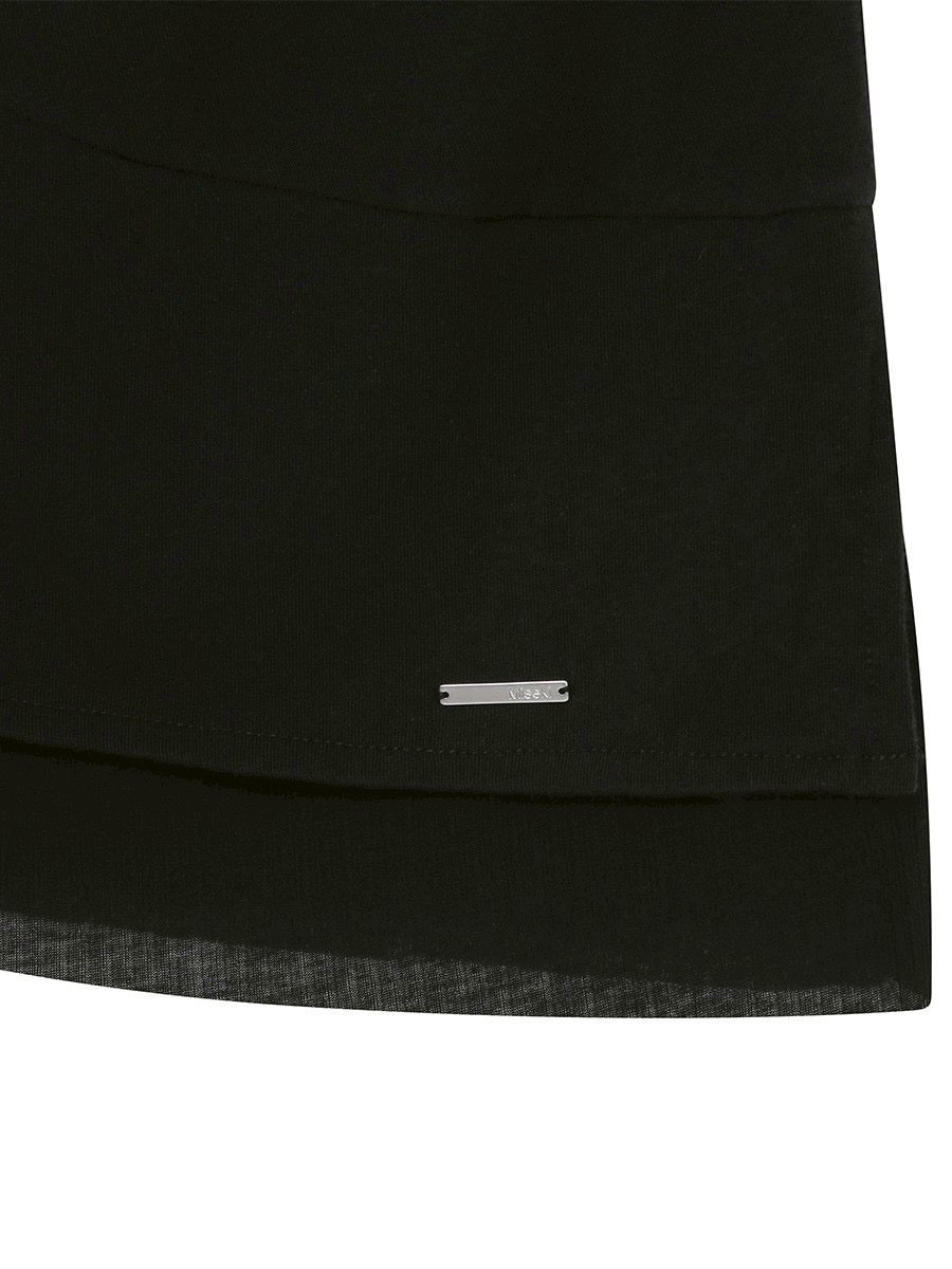 【Miseki seoul】Unbalanced sheer layered sleeveless