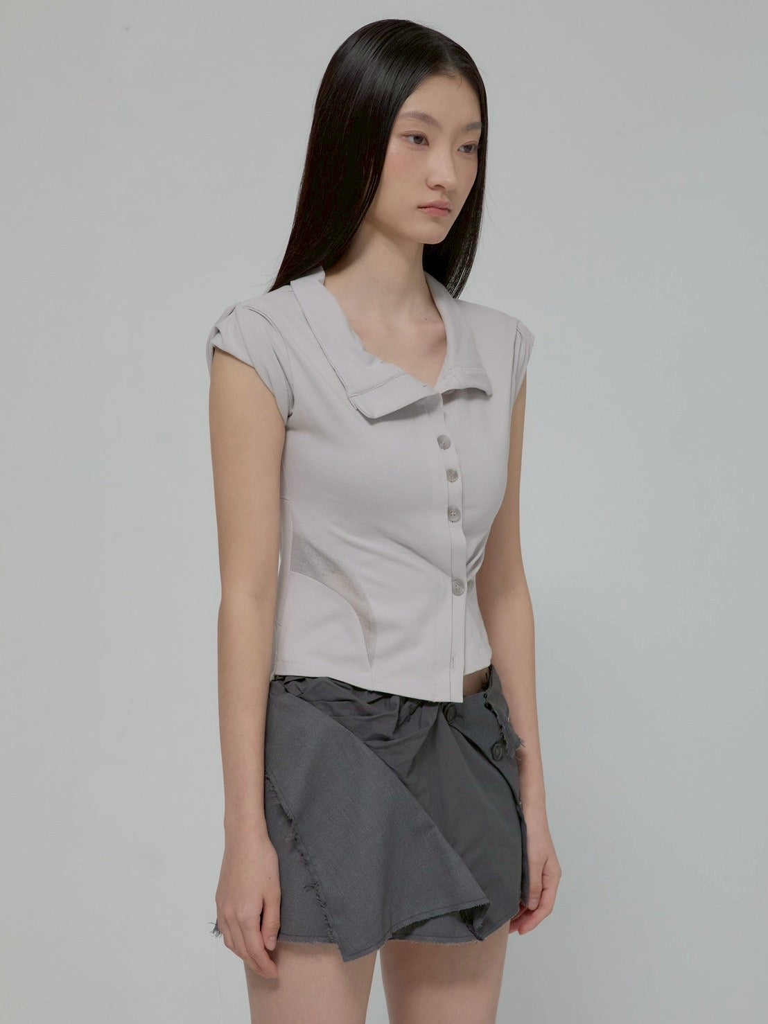 6/22 21:00発売【FLAREUP】Paneled Half Shirts