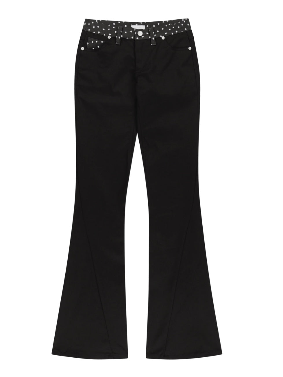 【OJOS】Star Trim Bootcut Trousers
