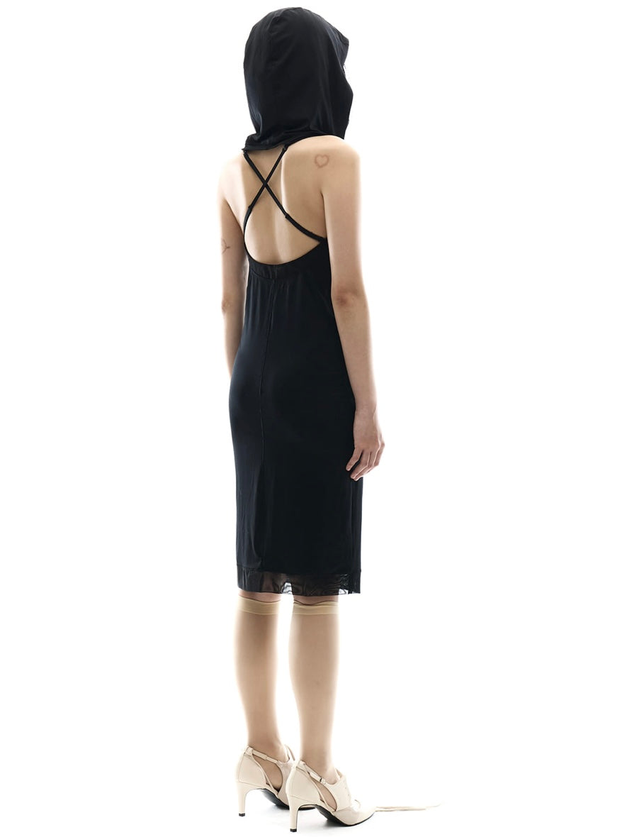 【OJOS】Flatseam Halter Midi Dress