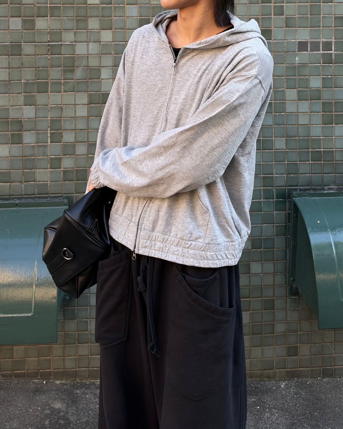 受注制【youll】slab zip up hoodie (2color)