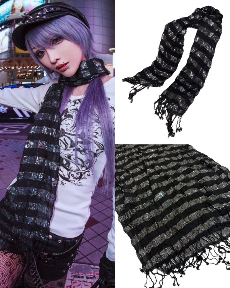 国際配送【BABY09】 grunge border stole