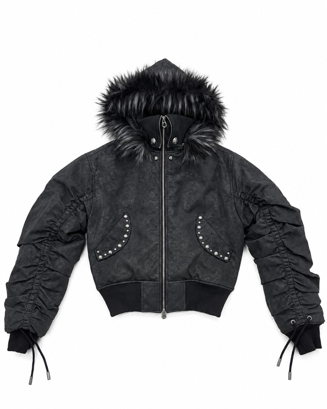 【DIG YOUR OWN GRAVE】SHIRRED FUR MA-1