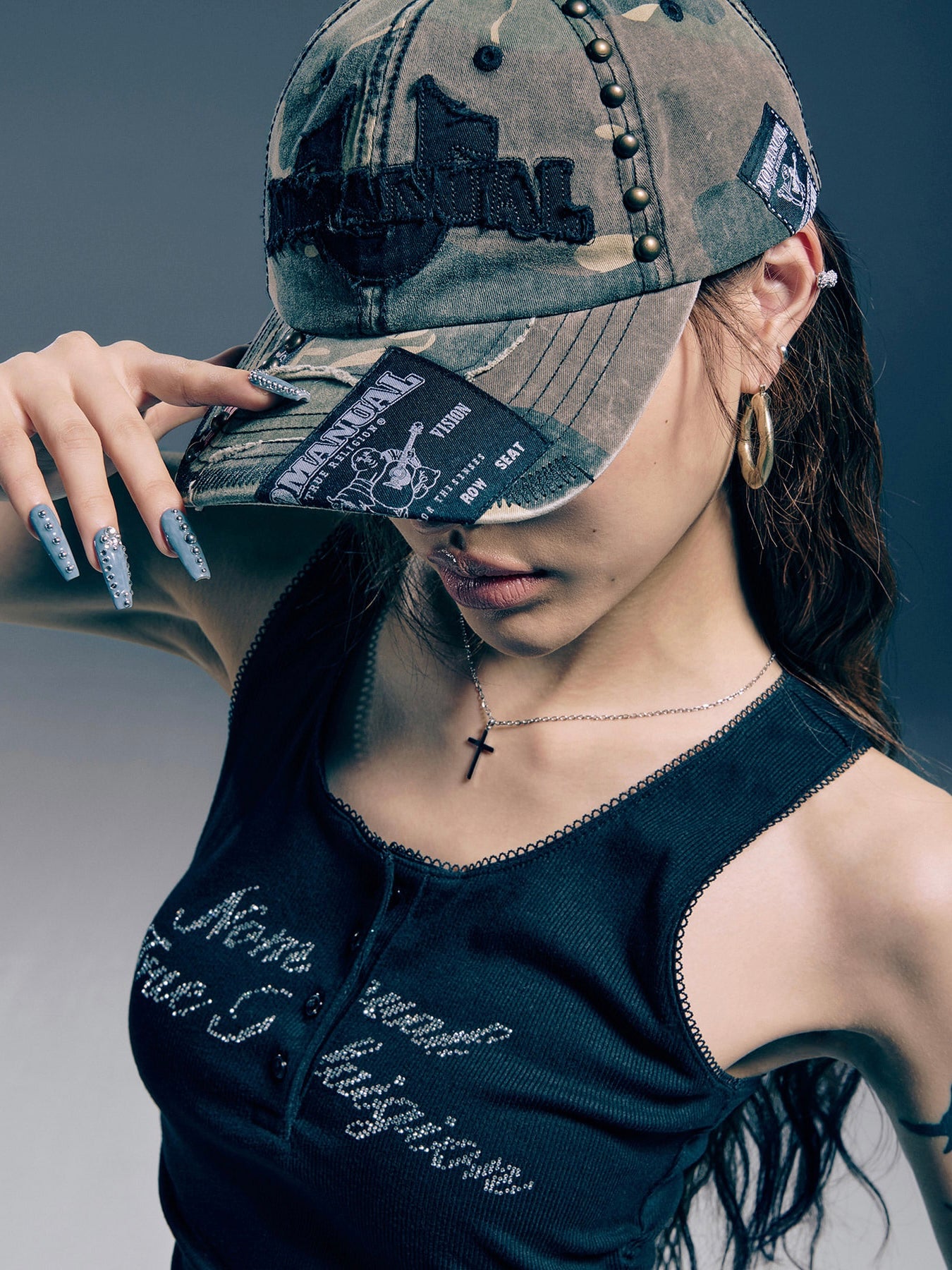 【NOMANUAL×TRUE RELIGION】NO RELIGION PATCH WORK BALLCAP