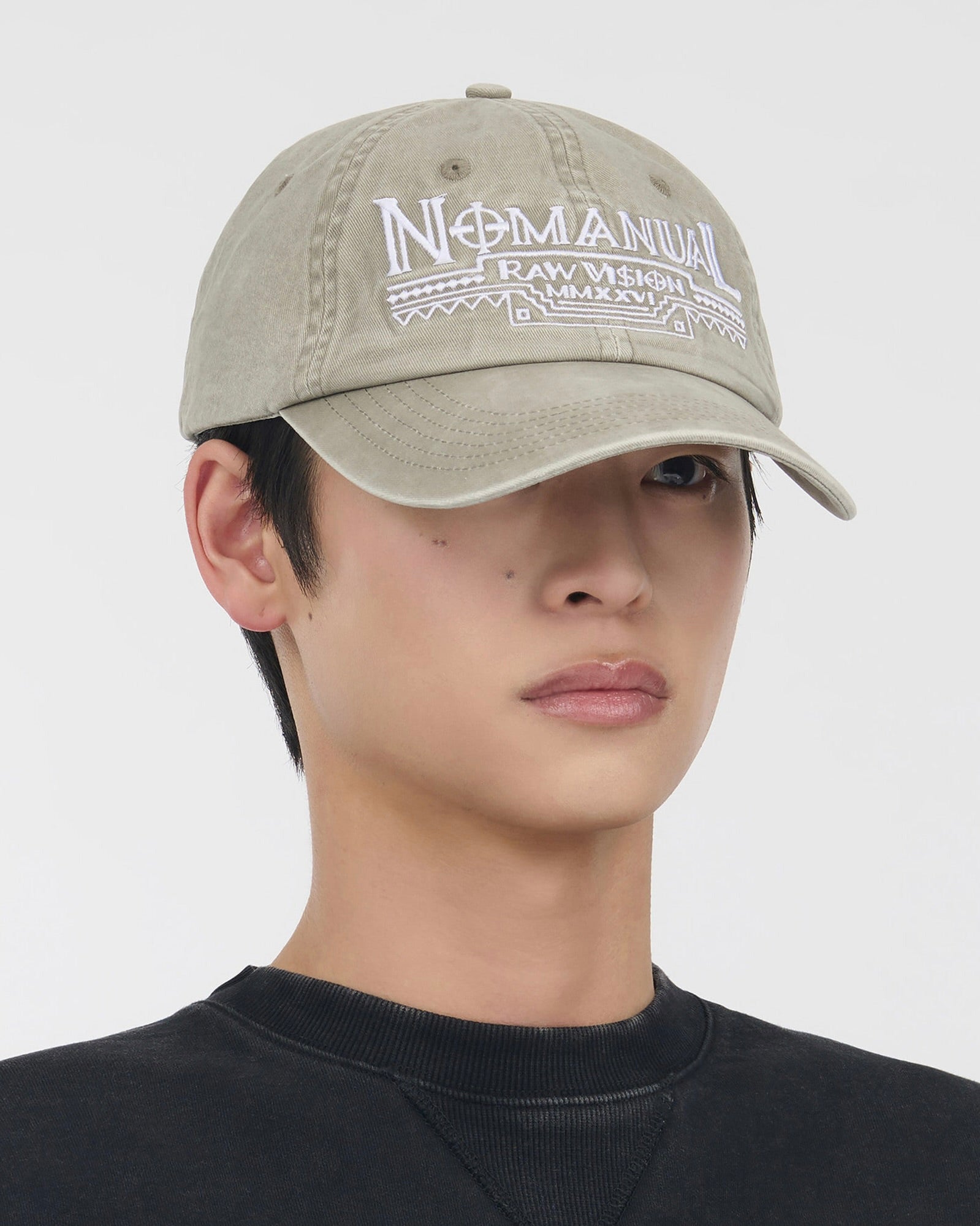 【NOMANUAL】NM WASHED AZTEC BALL CAP
