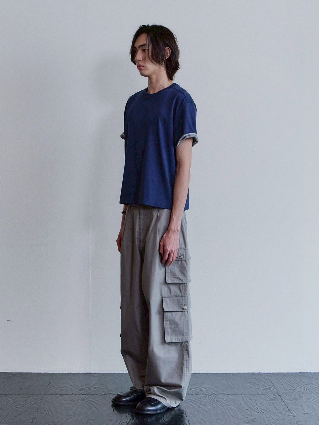 【Waviness】Stripe Layered T-shirts