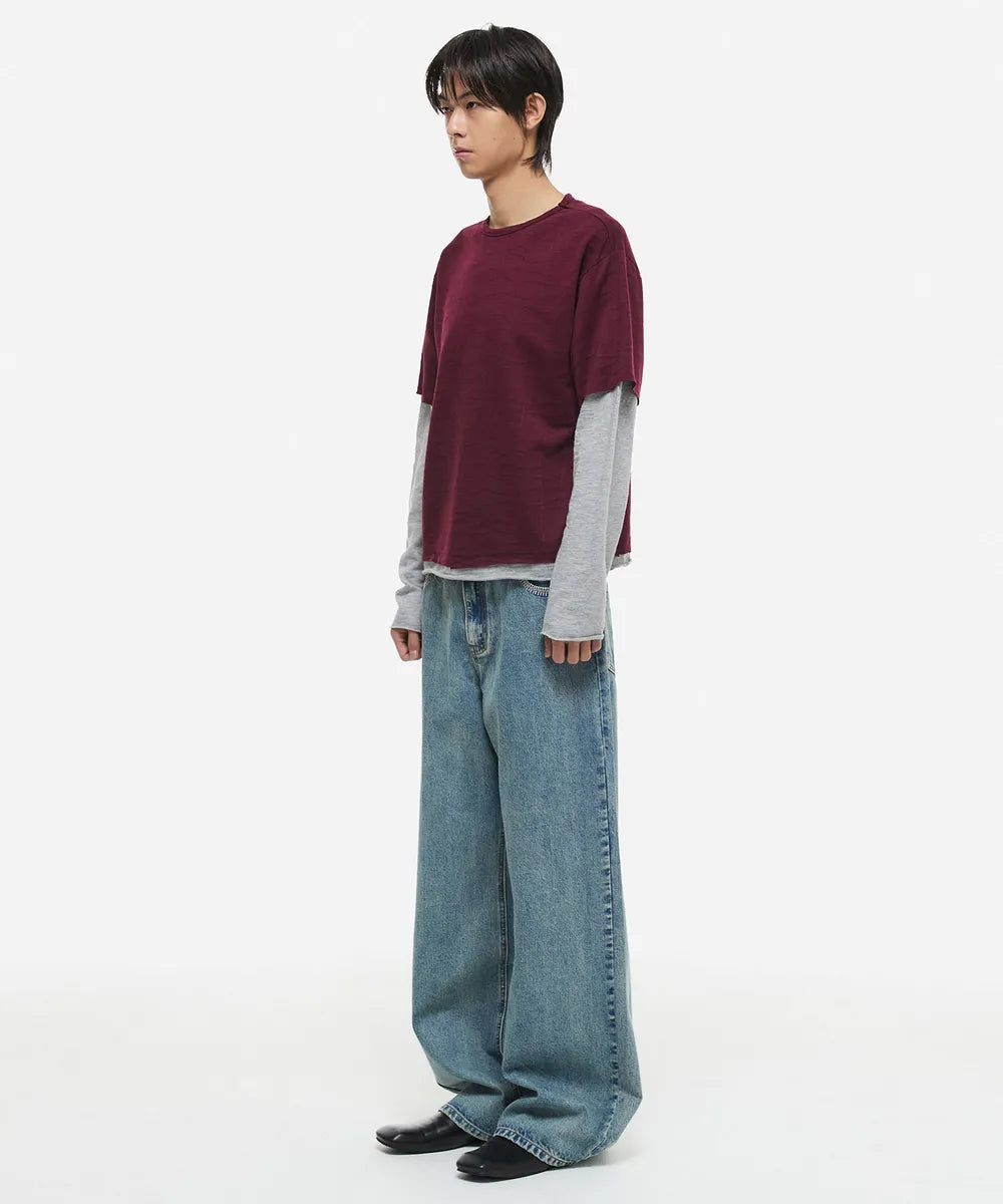 【DNSR】Spider Stitch Denim Pants