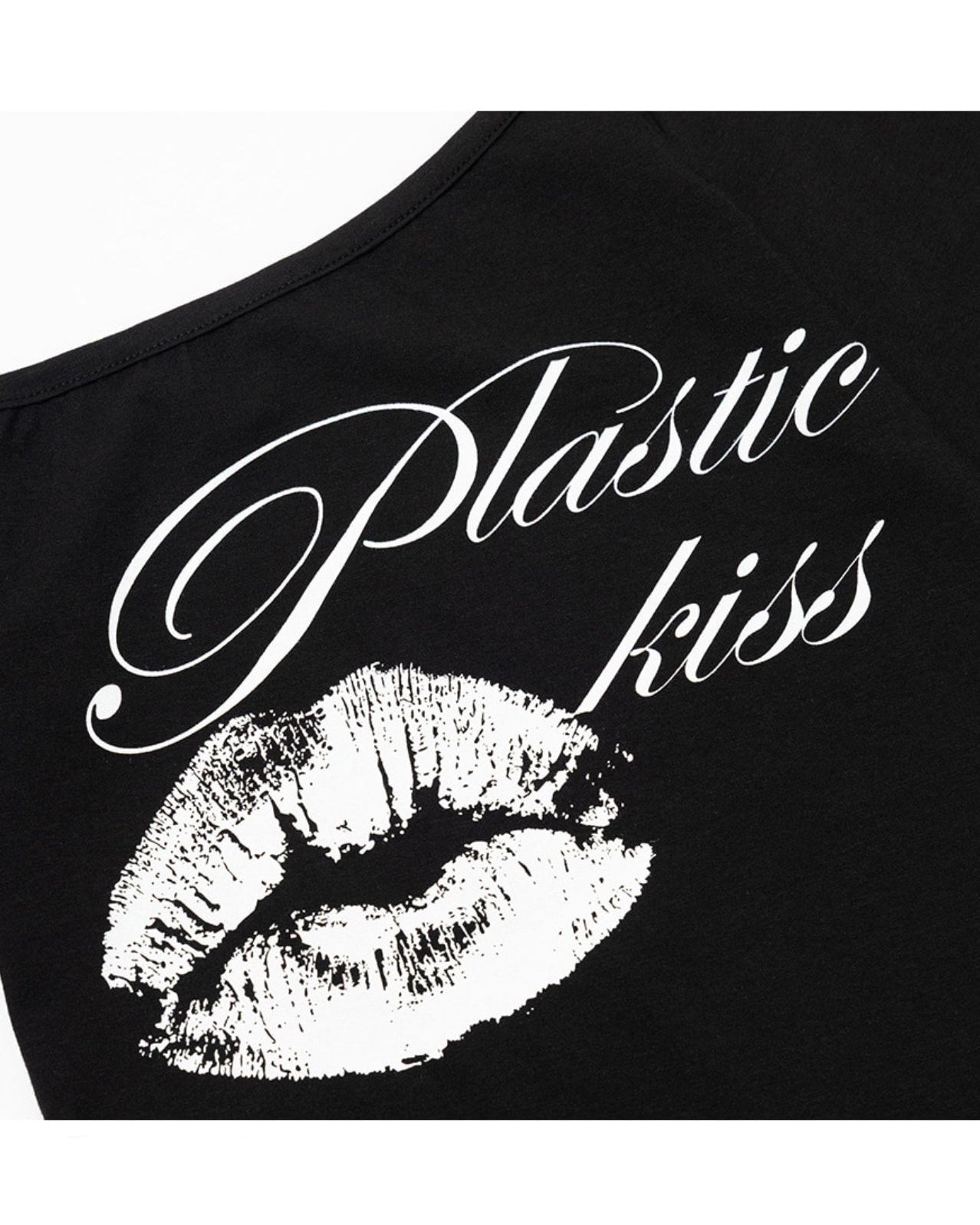 【FANCY CLUB】PLASTIC KISS ONE-SHOULDER TOP