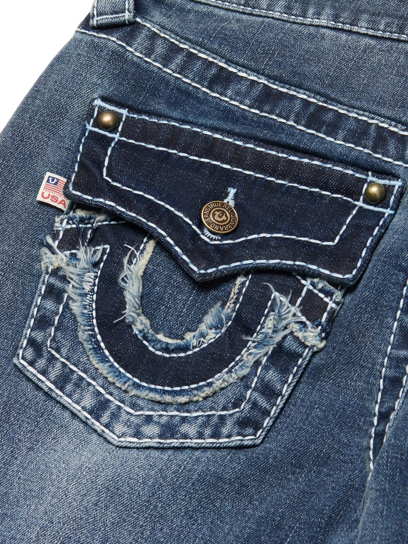 【NOMANUAL×TRUE RELIGION】NO RELIGION BOOTCUT DENIM PANTS