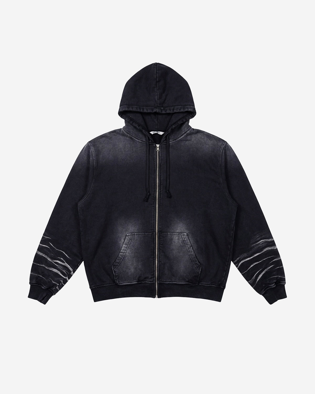 【BLR BLUER】Faded Layer Hoodie Zip-Up Jacket