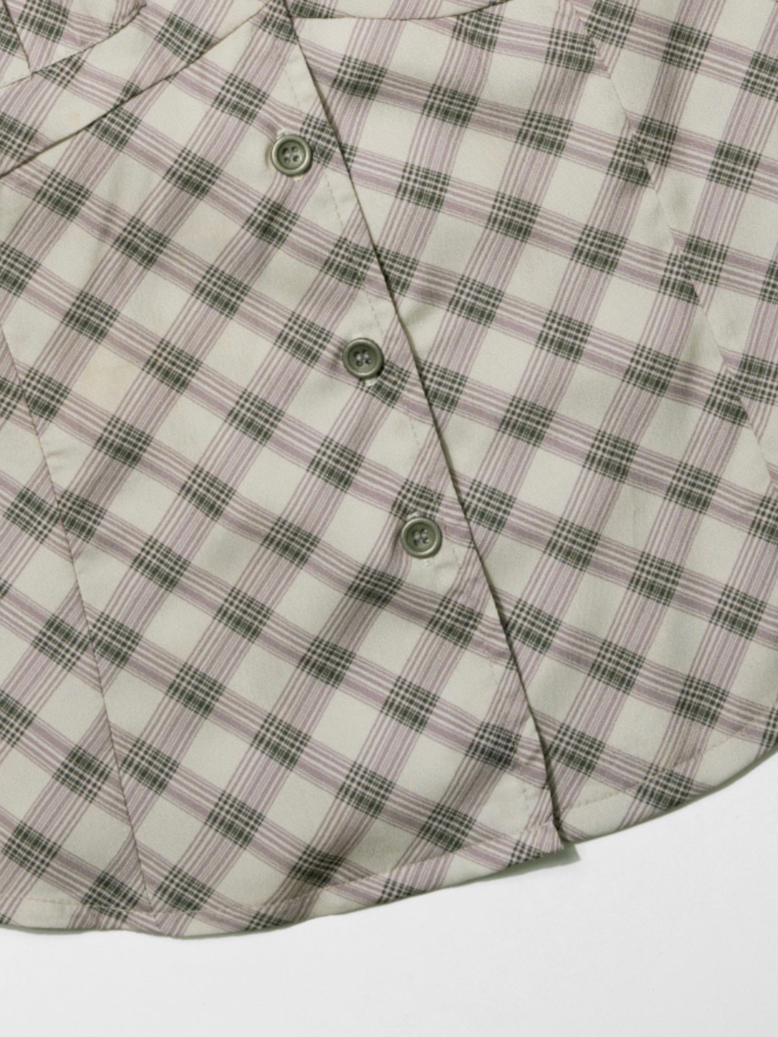 【FANCY CLUB】POCKET CHECK HALTERNECK TOP
