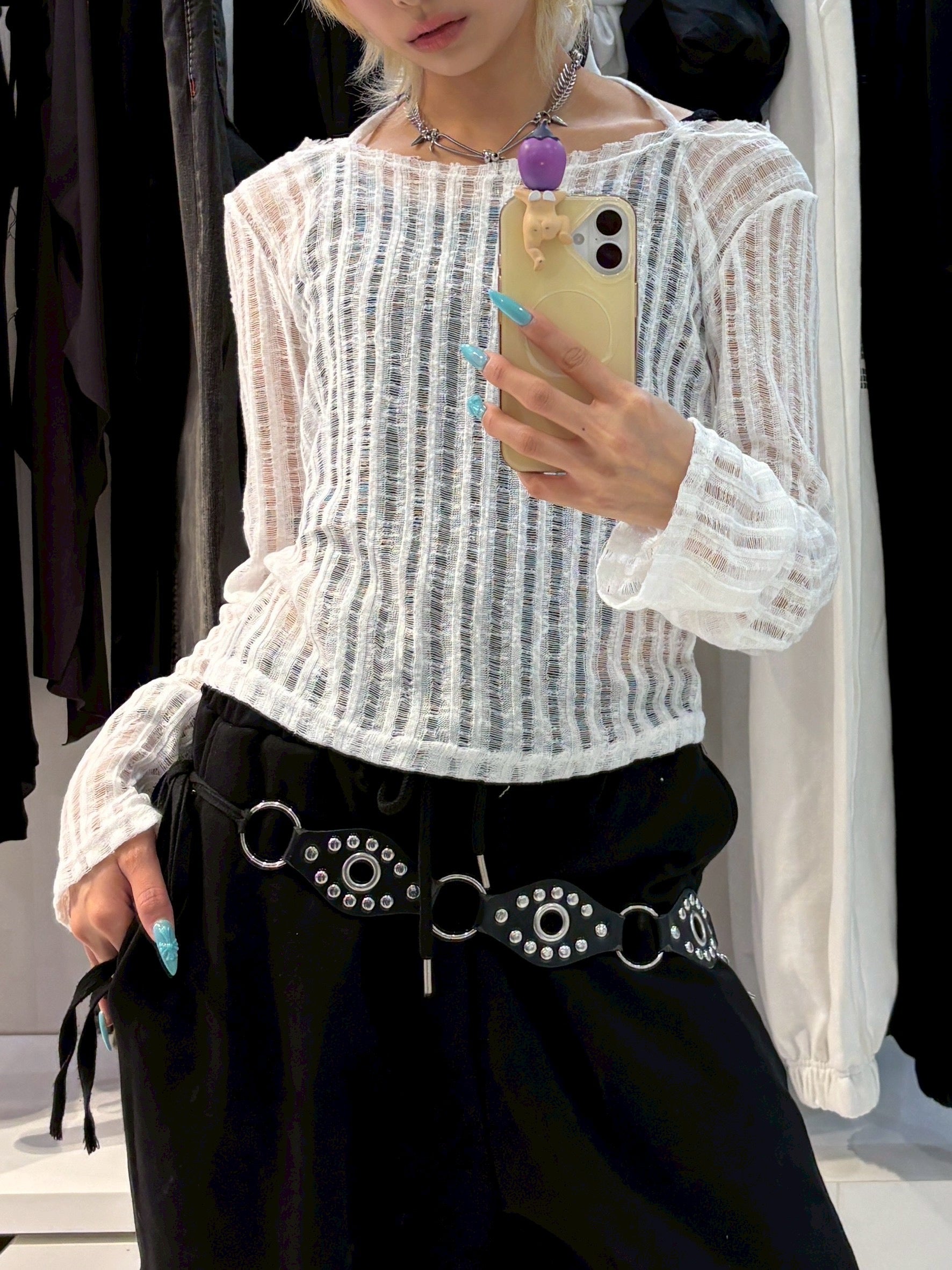 受注制【nmtc+】sheer summer knit (3color)