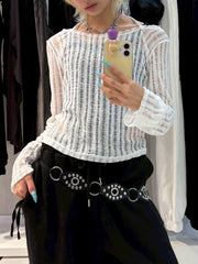 受注制【nmtc+】sheer summer knit (3color)