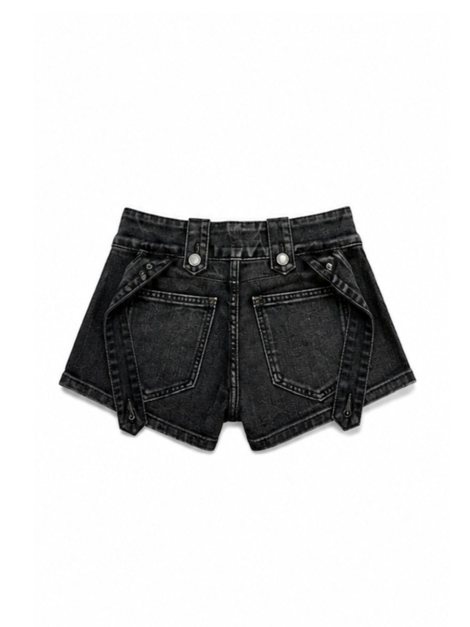 国際配送【Never mind the XU】lace-up denim skort (2color)