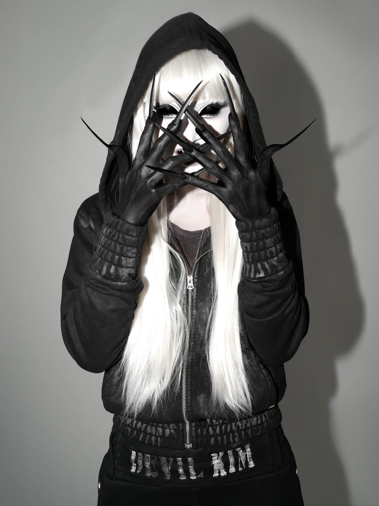 【DEVIL KIM】SKIDDING HOODIE ZIPUP