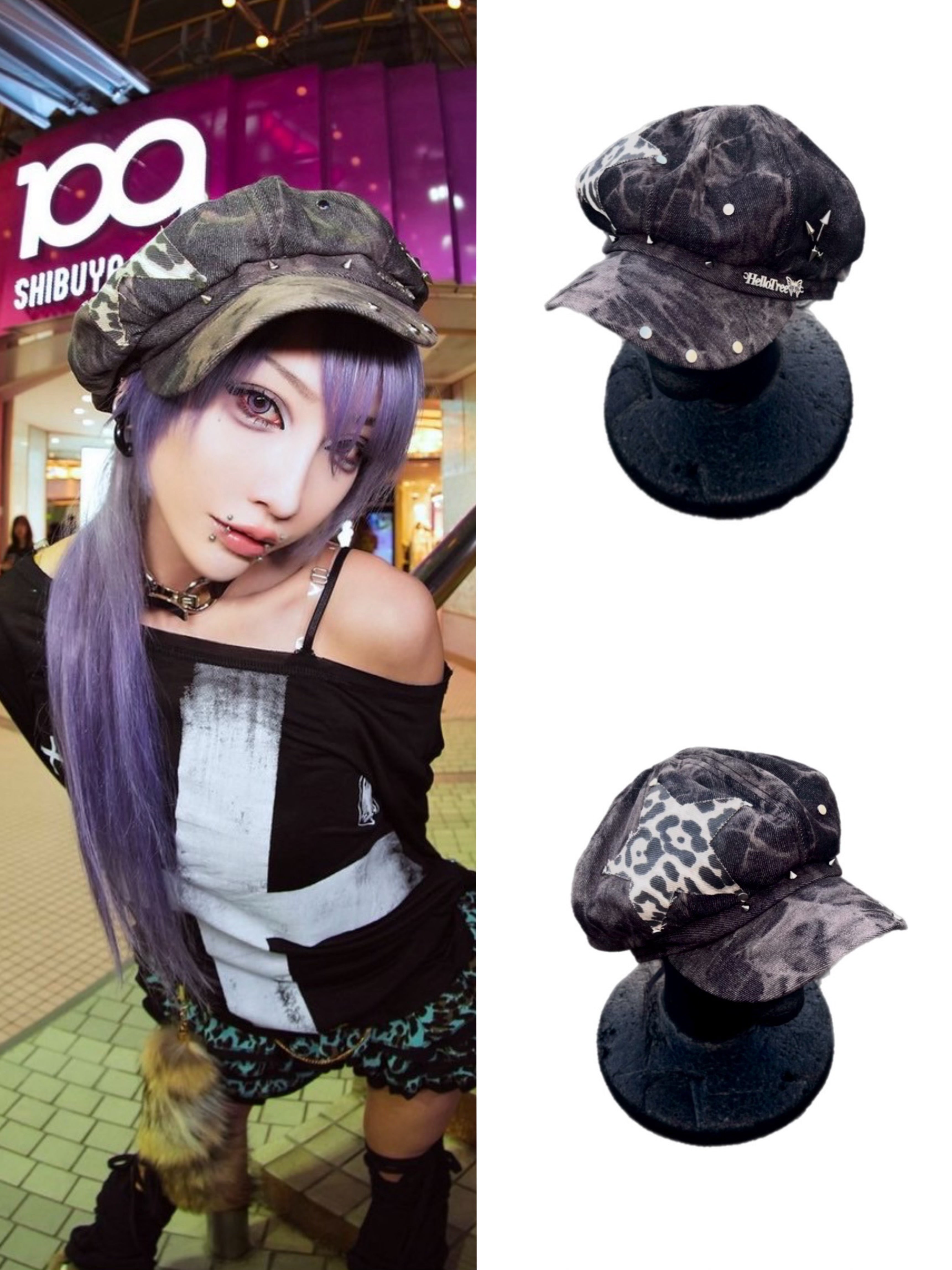 国際配送【BABY09】 leopard star casquete