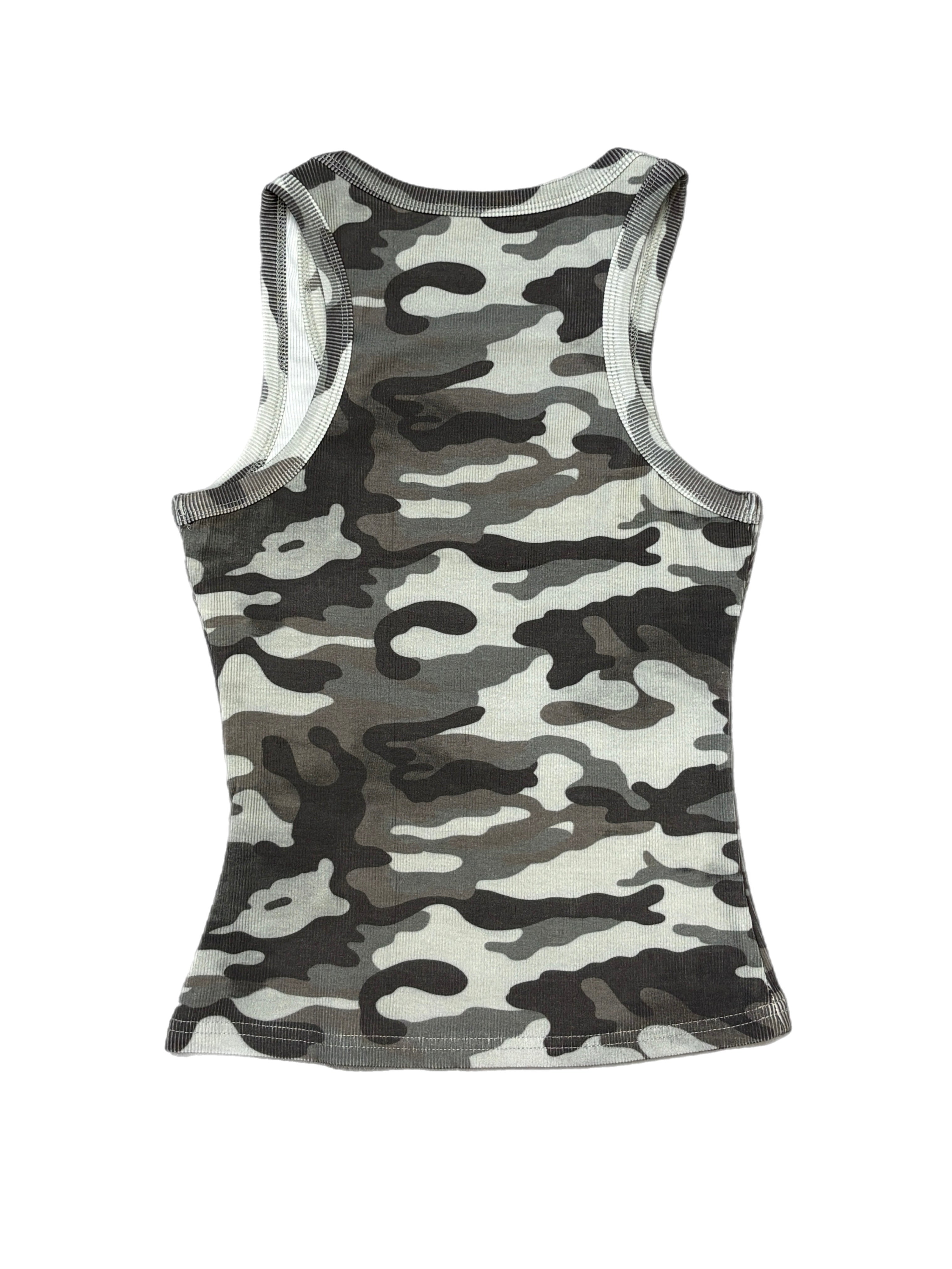 国際配送【Never mind the XU】graphic logo sleeveless (2color)