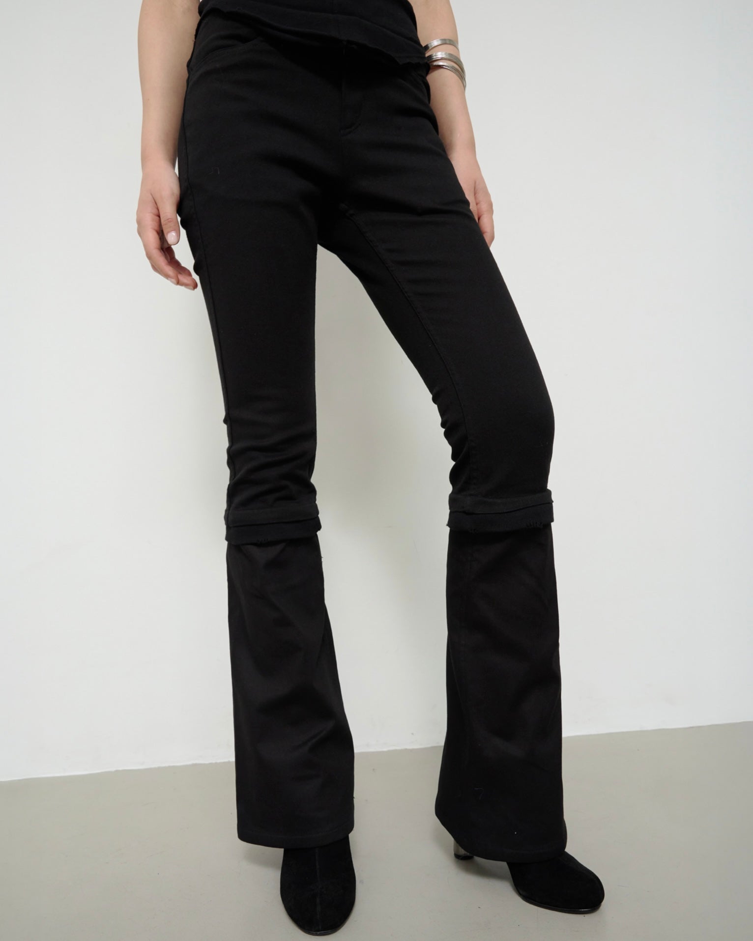 【NACHE】Detachable bootcut pants[PT-01]