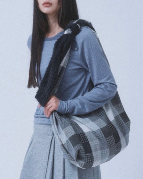 【TUOMIO】PATCHWORK REVERSIBLE BAG